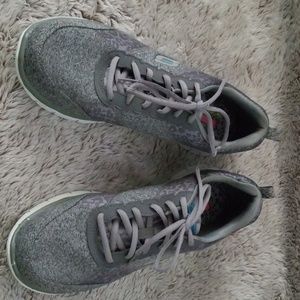 Sketchers Gray Memory Foam Shoes